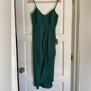 Green Lulu’s mid length dress